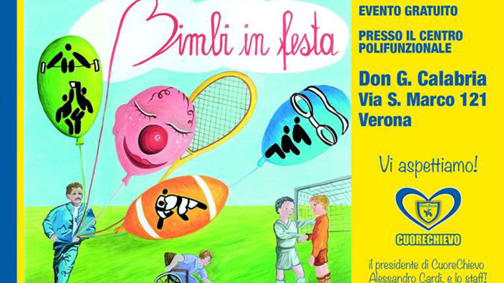 Cuore Chievo e Bottagisio Sport Center a “Bimbi in festa”!