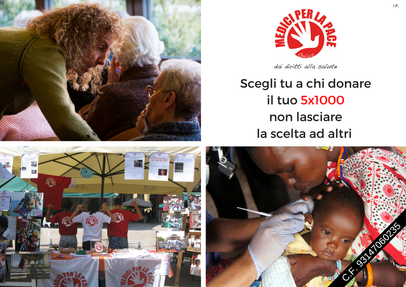 Medici per la pace: il 5×1000 per i Veronesi
