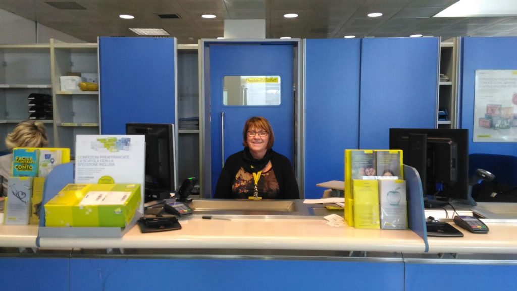 Fernanda il volto delle poste di Villafranca in pensione