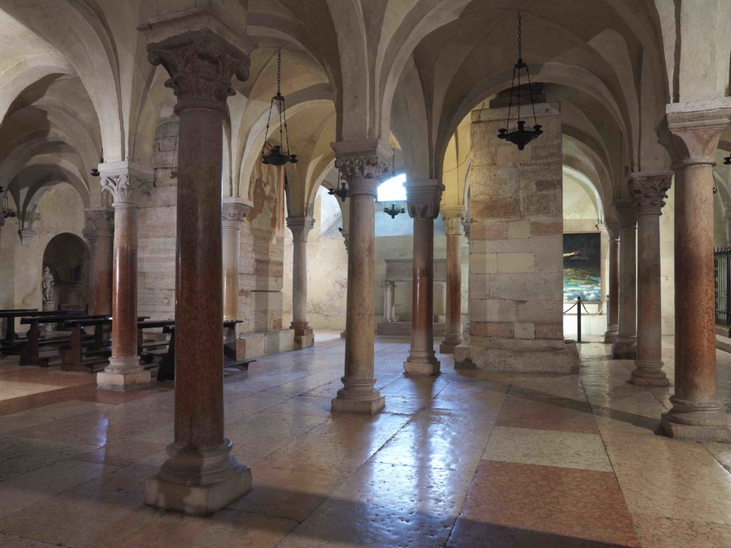 Le moderne tecnologie per salvare e difendere dall’umidità la cripta di San Zeno