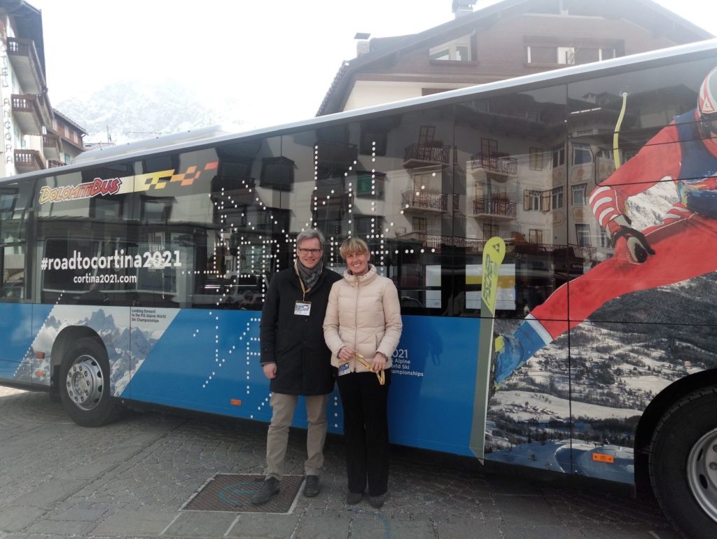 PRESENTAZIONE NUOVI AUTOBUS A CORTINA. BOTTACIN: “GRANDE ATTENZIONE PER L’AMBIENTE”