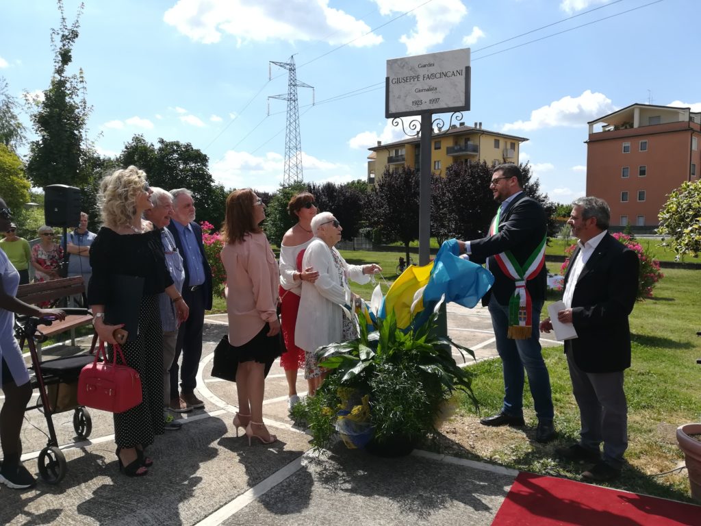 A CA’ DI DAVID un parco ricorda il giornalista veronese Giuseppe Faccincani