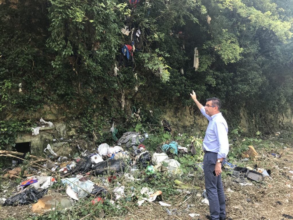 Al via lavori di bonifica nel vallo di via Caroto sulle Torricelle