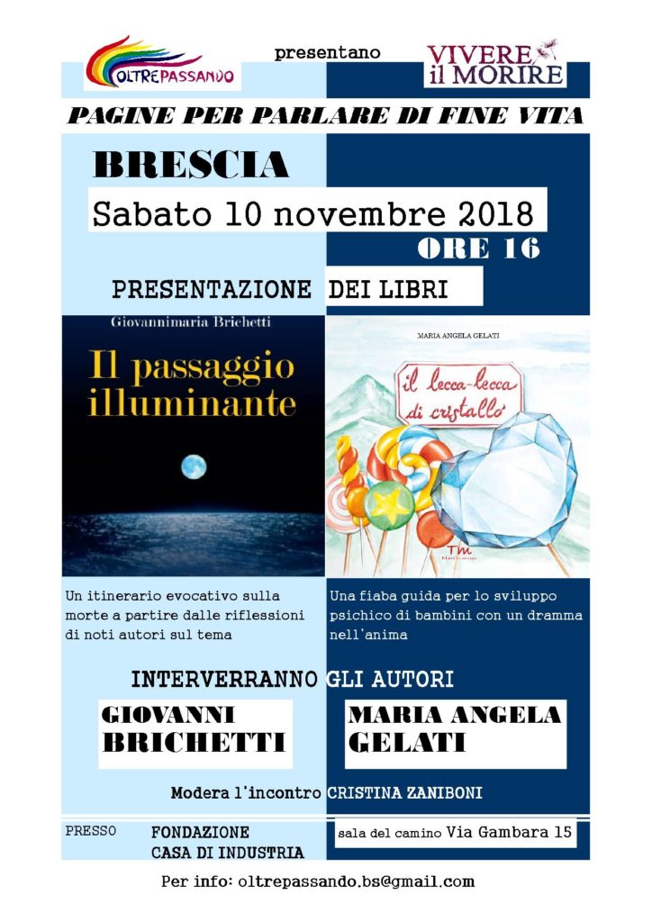 Sabato 10 novembre 2018 ore 16.00 – Presentazione libri