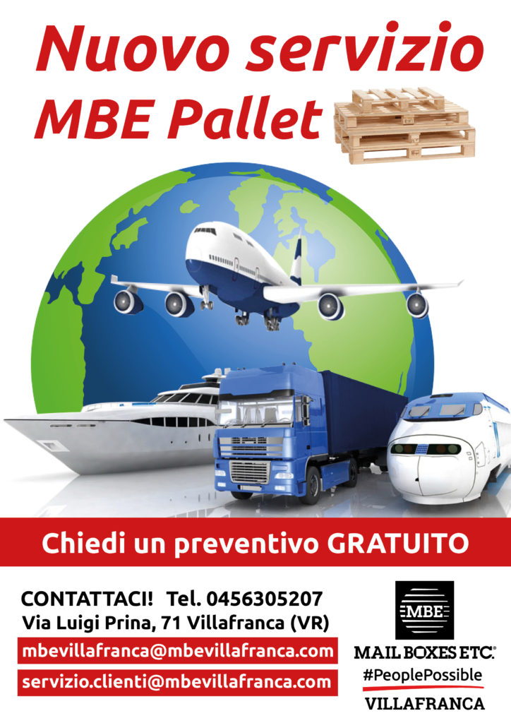 Nuovo servizio MBE pallet