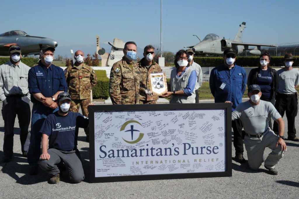 Una delegazione della Samaritan’s Purse in visita al 3° Stormo