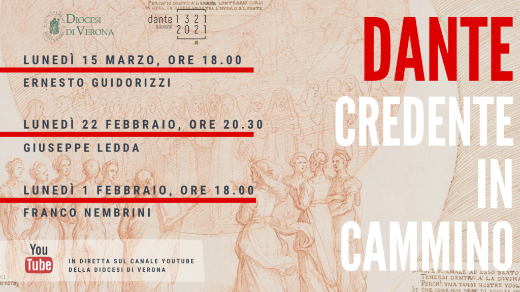 Dante credente in cammino. Tre incontri on-line