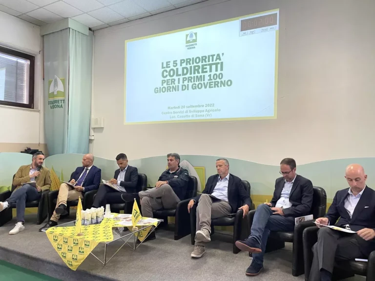 Coldiretti Verona incontra i candidati alle elezioni. Le cinque priorità per i primi 100 giorni di Governo