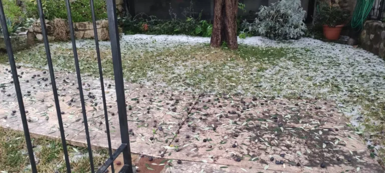 Grandine sul Lago di Garda
