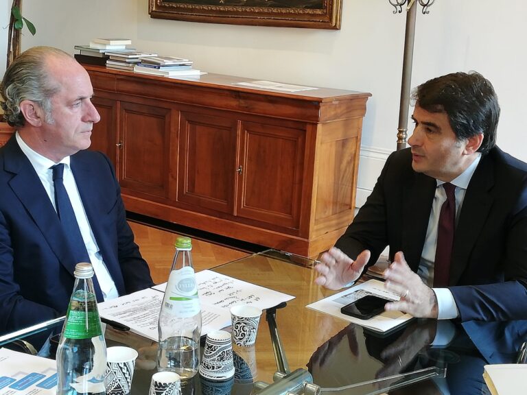 PNRR e fondi coesione. A Roma incontro tra il Ministro Fitto e il Presidente Zaia