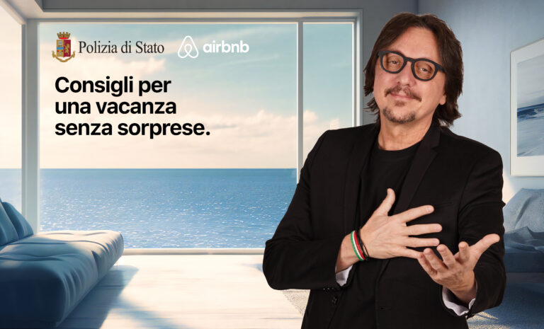 Da Polizia di Stato e Airbnb i consigli per evitare le truffe online, con Marco Camisani Calzolari testimonial, per prenotare le vacanze in sicurezza