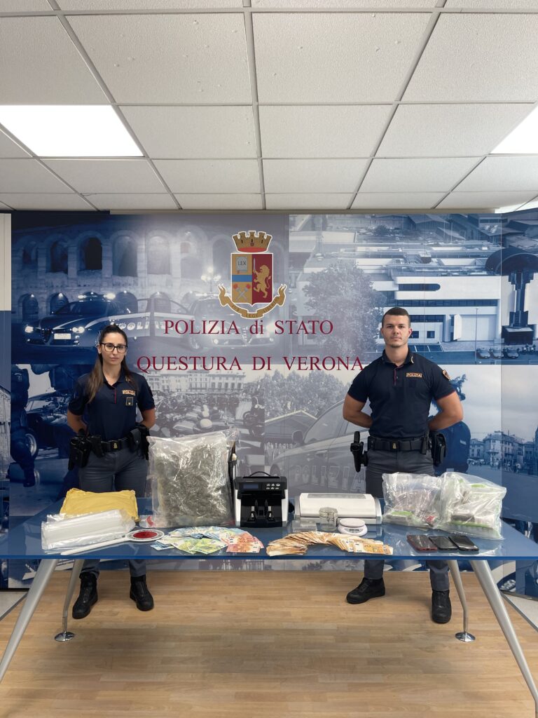 Polizia di Verona – Aveva allestito una base di spaccio in centro a Verona: trentasettenne di origini brasiliane arrestato dalla Polizia di Stato