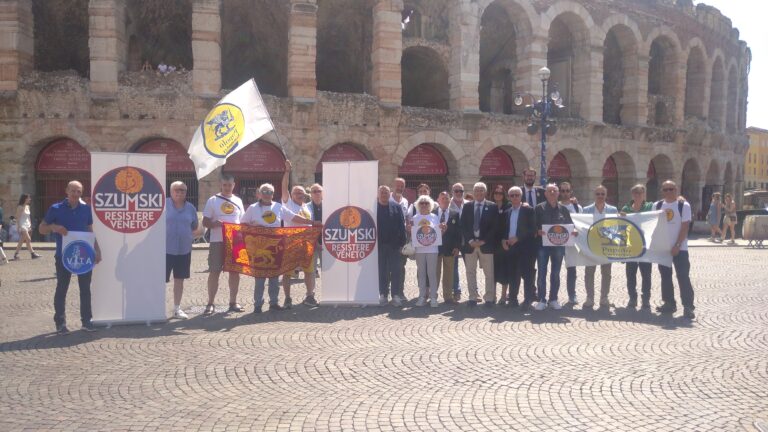 L’ex deputato Vito Comencini e l’ex ministro Roberto Castelli a sostegno di Riccardo Szumski nella corsa regionale a Palazzo Balbi